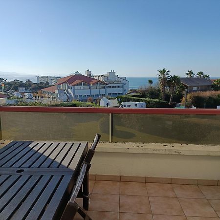 Vue sur mer et plage de Marbella Biarritz Extérieur photo